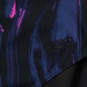 Women's Calypso Printed Swimsuit Black/Pink