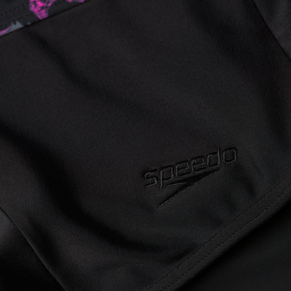 Damen Evie Printed Tankini Schwarz/Pink