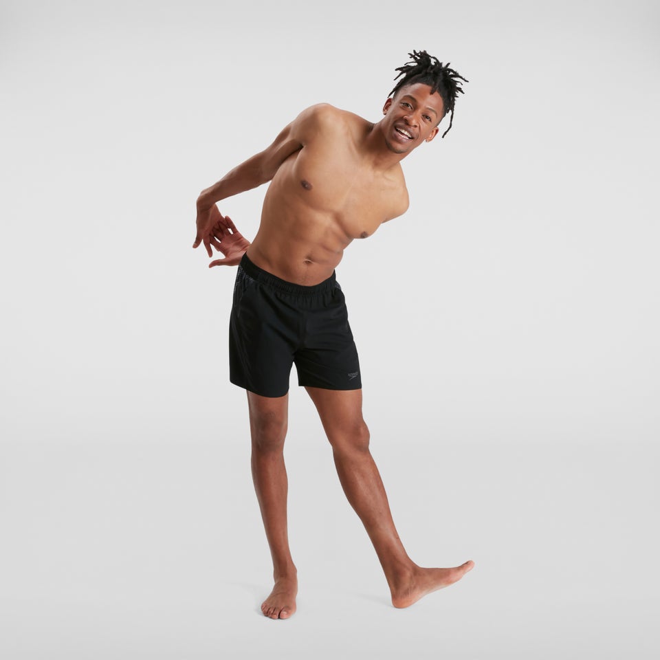 Men's Sport Panel 16" Watershort Black/Grey