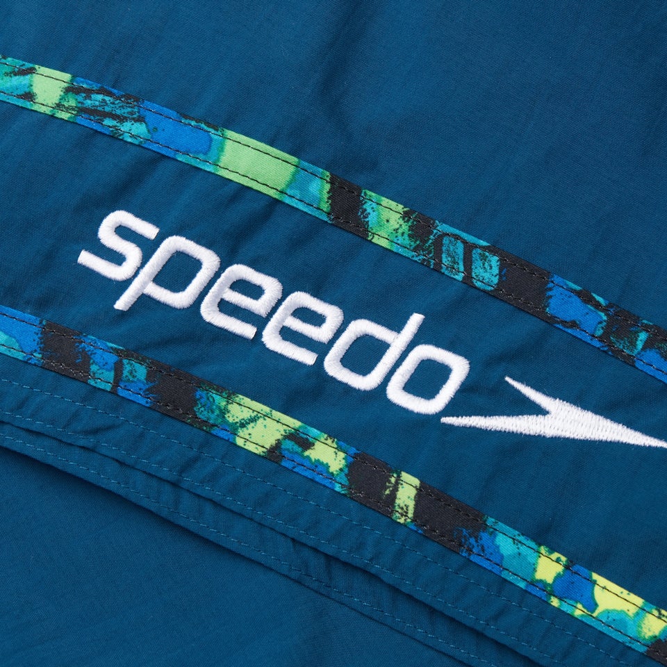 Men's Retro 13" Watershort Blue/White