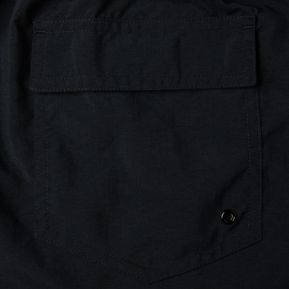 Short de bain Homme Retro 33 cm noir/vert