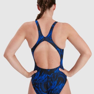 Maillot de bain Femme Panel Recordbreaker noir/bleu