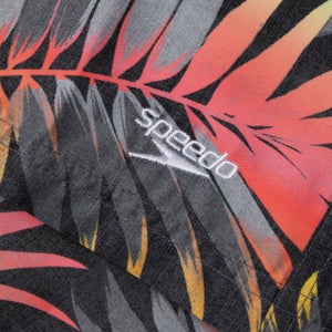 Short de bain Garçon Printed 38 cm noir/vert