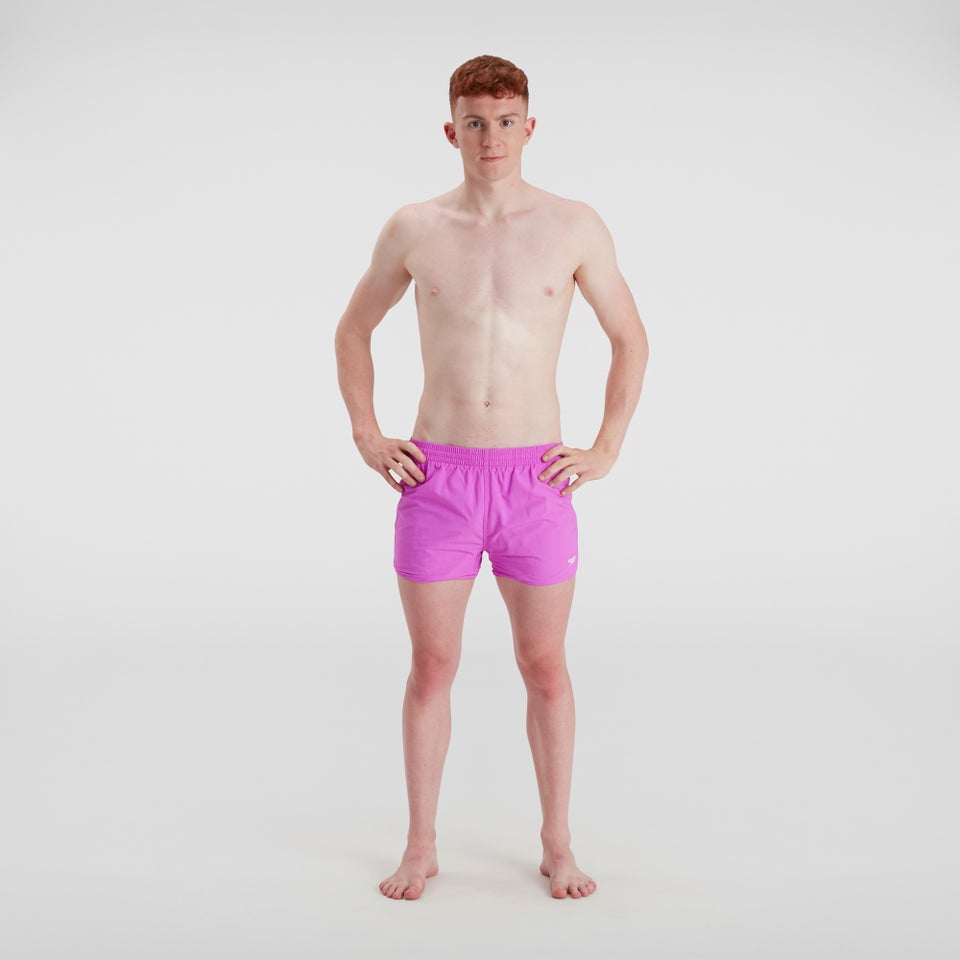 Men's Fitted Leisre 13" Swim Short Pink