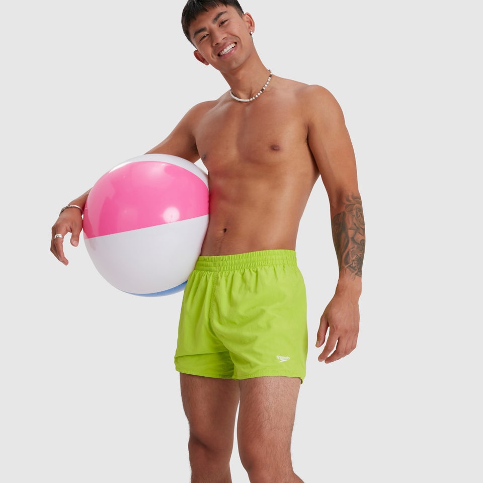 Men's Fitted Leisure 13" Swim Short Green
