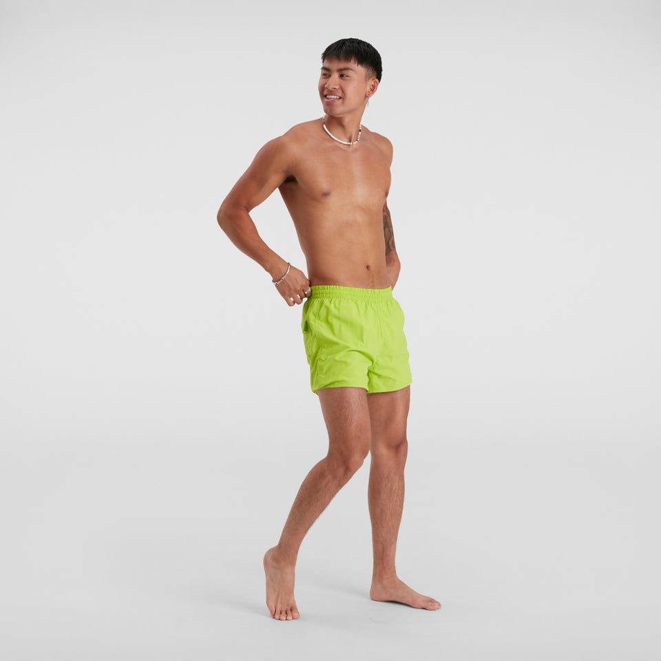 Men's Fitted Leisure 13" Swim Short Green