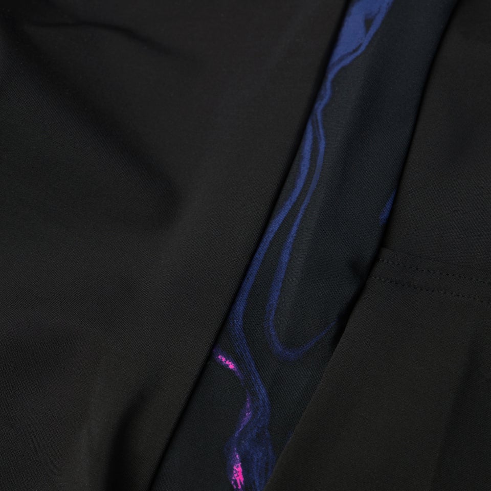 Damen Lunalustre Printed Badeanzug Schwarz/Pink