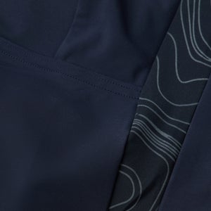 Maillot de bain Femme Lunalustre imprimé bleu marine/gris - 32