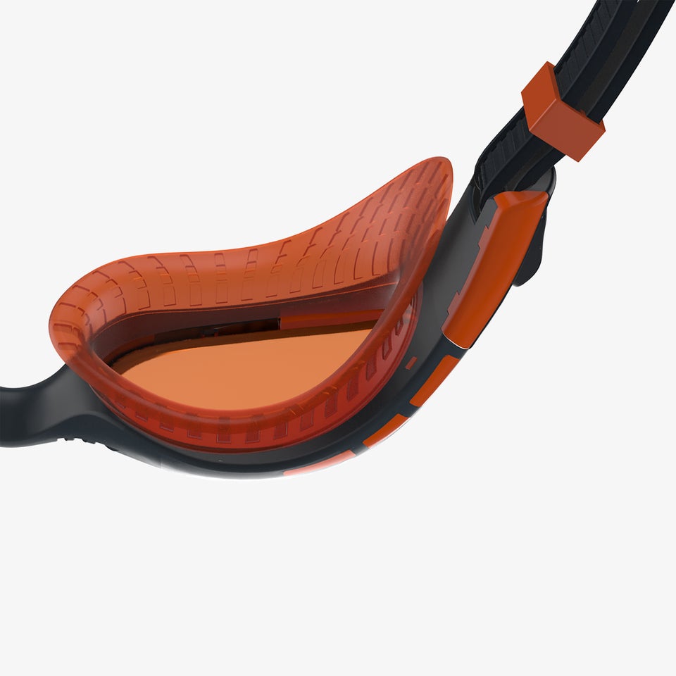 Lunettes de bain Adulte Futura Biofuse Flexiseal bleu marine/orange