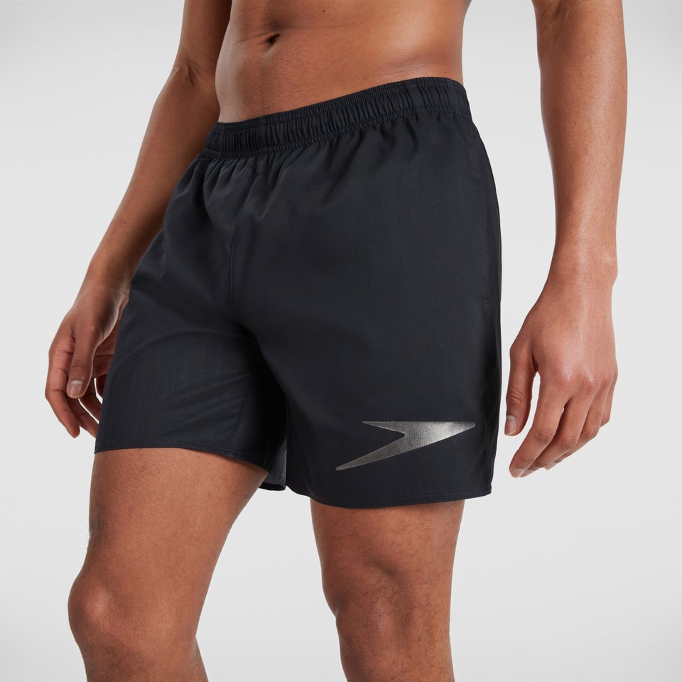 Men's Sport Logo 16" Watershort Black/Grey