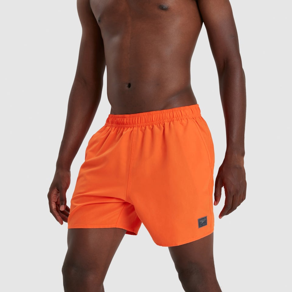 Men's Prime Leisure 16" Swim Short Orange