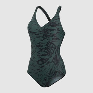 Maillot de bain Femme Lexi Printed noir/vert