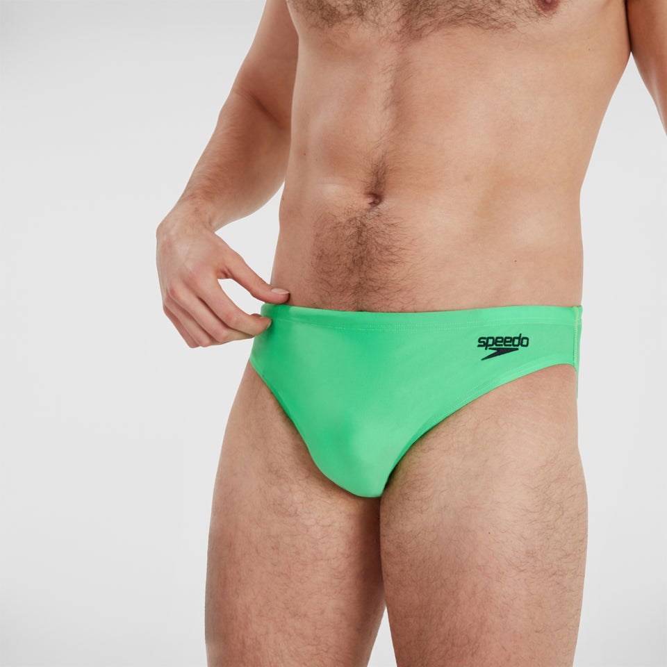 Men's 2" Brief Green/Black