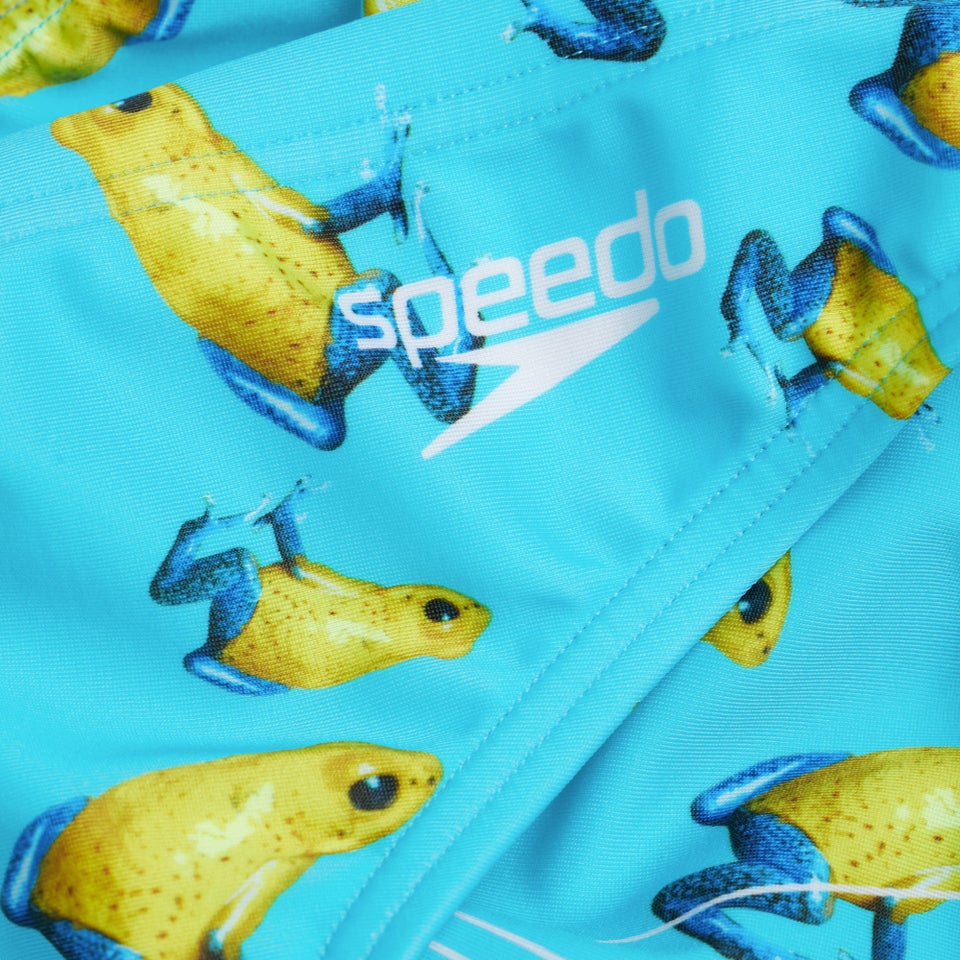 Slip de bain Homme Escape 5 cm jaune/bleu