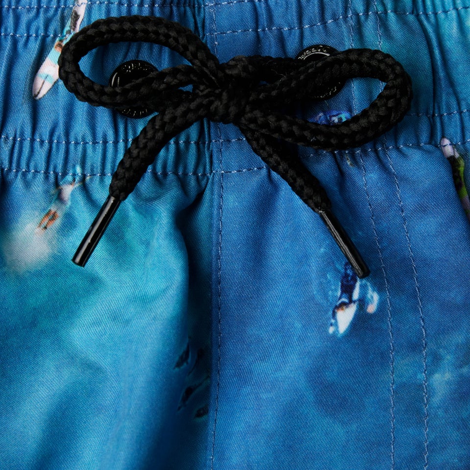 Short de bain Homme 35 cm Digital Printed Leisure bleu