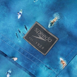 Short de bain Homme 35 cm Digital Printed Leisure bleu