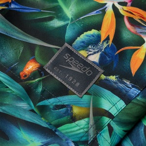 Short de bain Homme 35 cm Digital Printed Leisure noir/vert