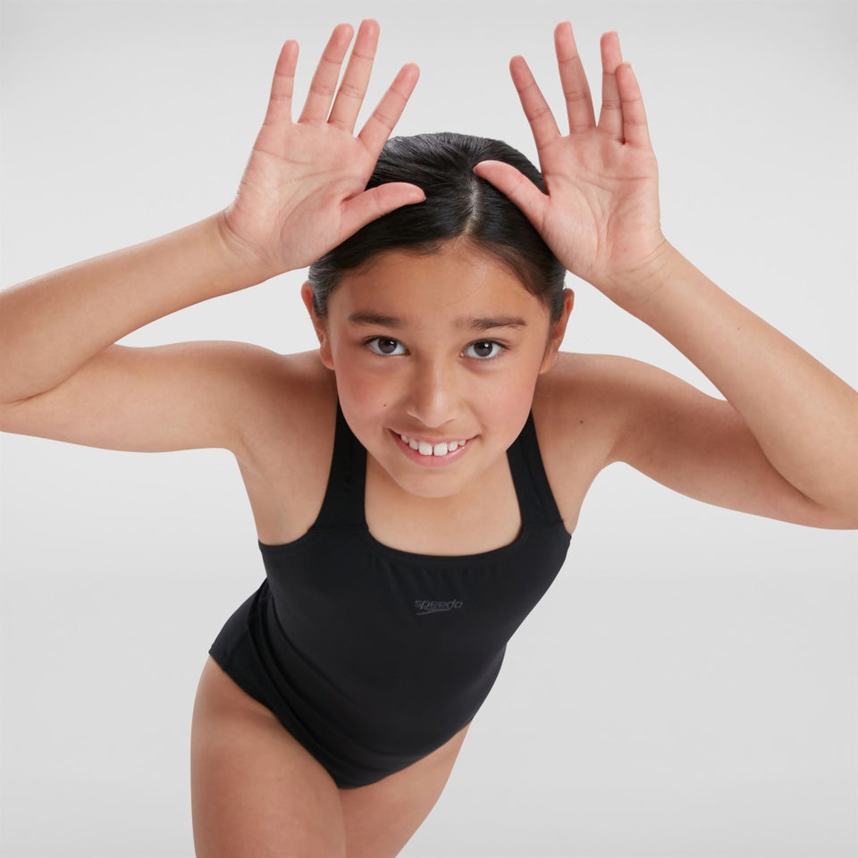 Girls' Endurance+ Medalist Swimsuit Black