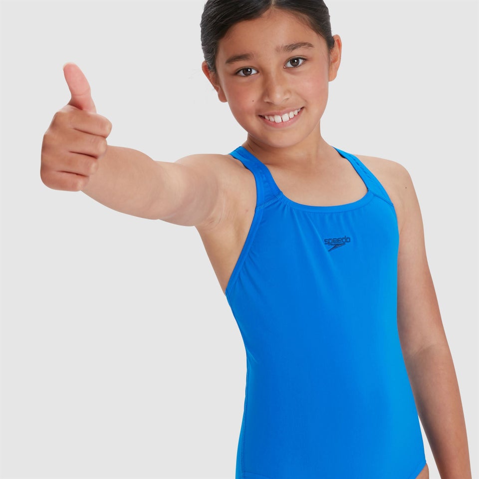 Girls' Endurance+ Medalist Swimsuit Blue