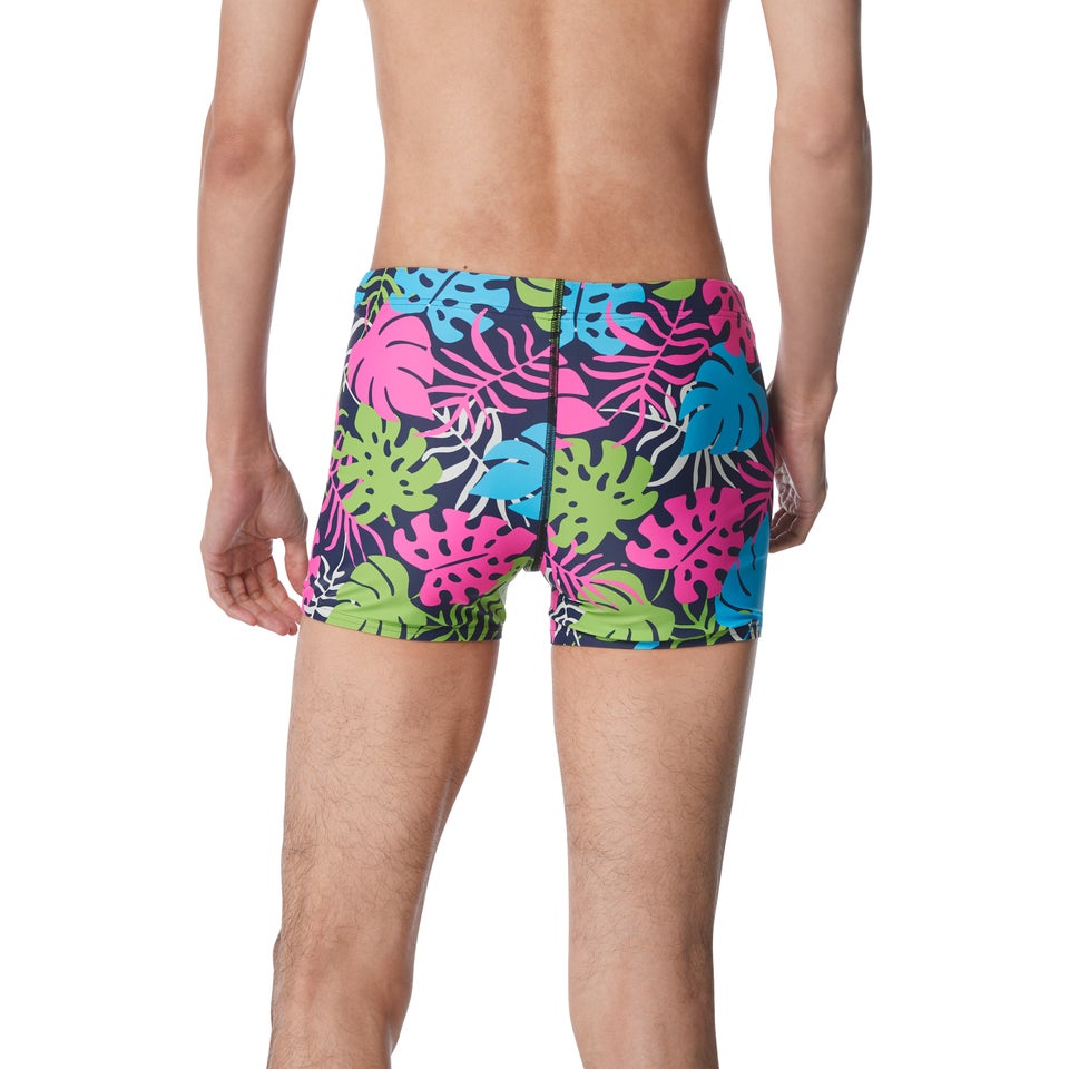 Men's Printed Square Leg Green