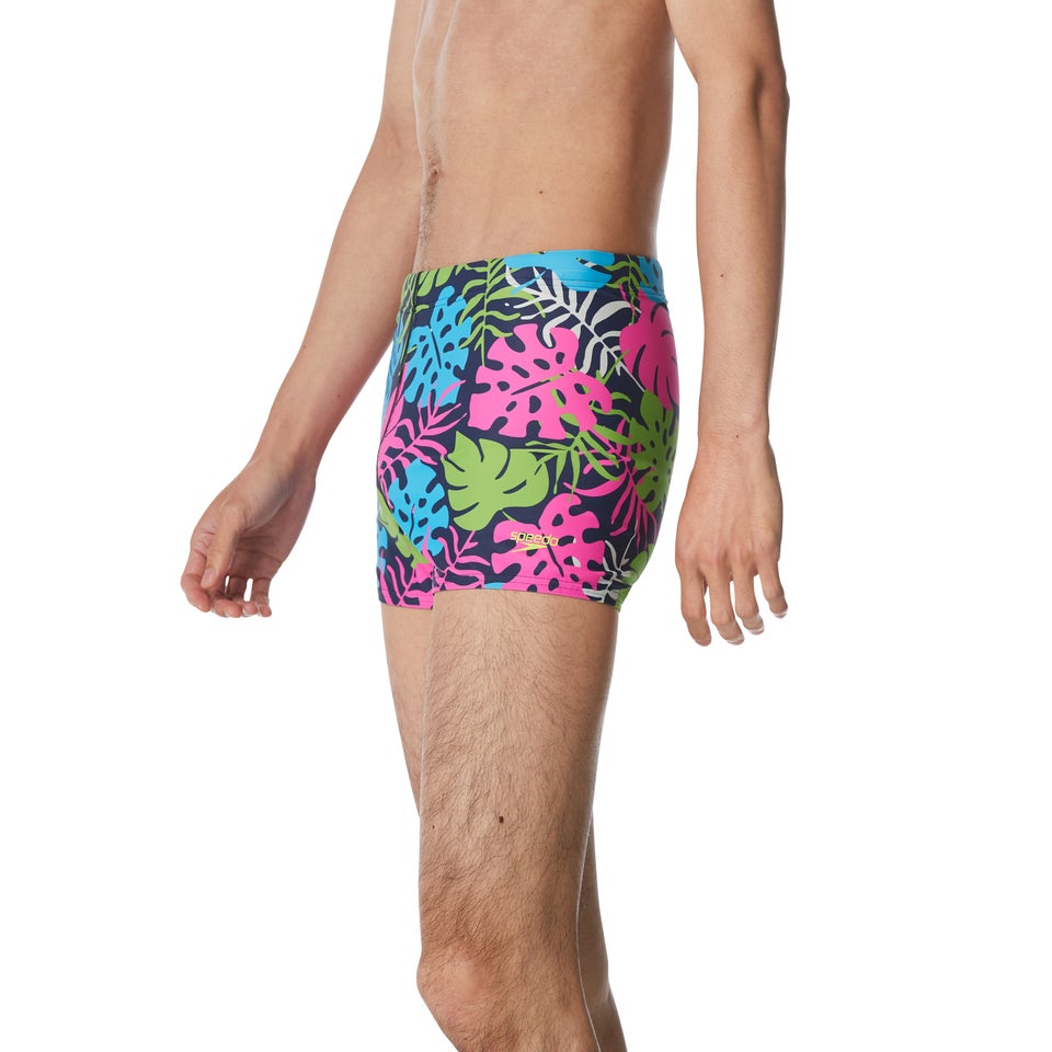 Men's Printed Square Leg Green