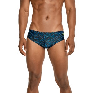 Men's Race Maze Brief Blue - 34