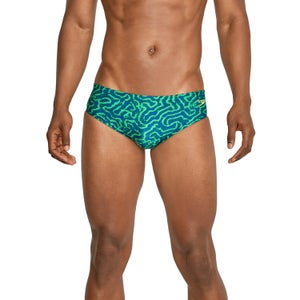 Men's Race Maze Brief Blue