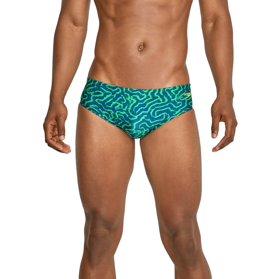 Men's Race Maze Brief Blue