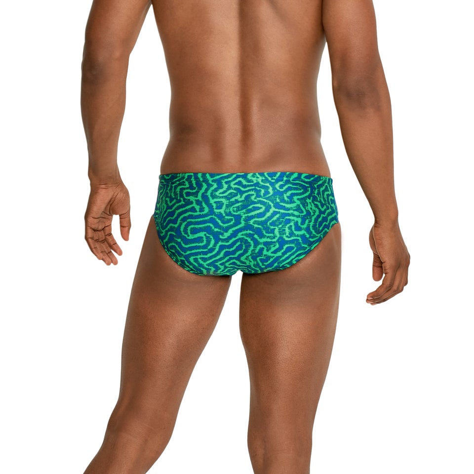 Men's Race Maze Brief Blue