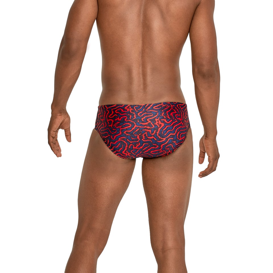Men's Race Maze Brief Red