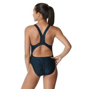 Women's Race Maze Super Pro Back One Piece Blue