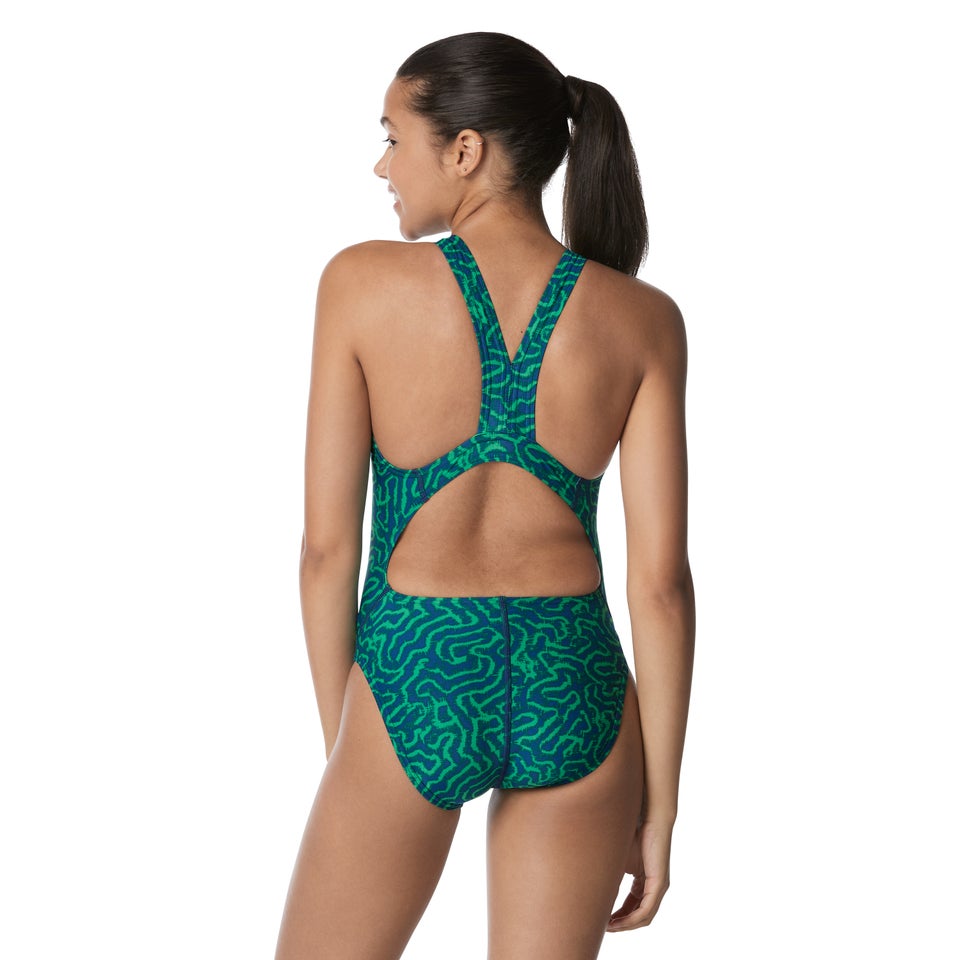 Women's Race Maze Super Pro Back One Piece Blue/Turquoise