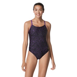 Women's Race Maze Flyback One Piece Purple