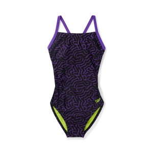 Women's Race Maze Flyback One Piece Purple