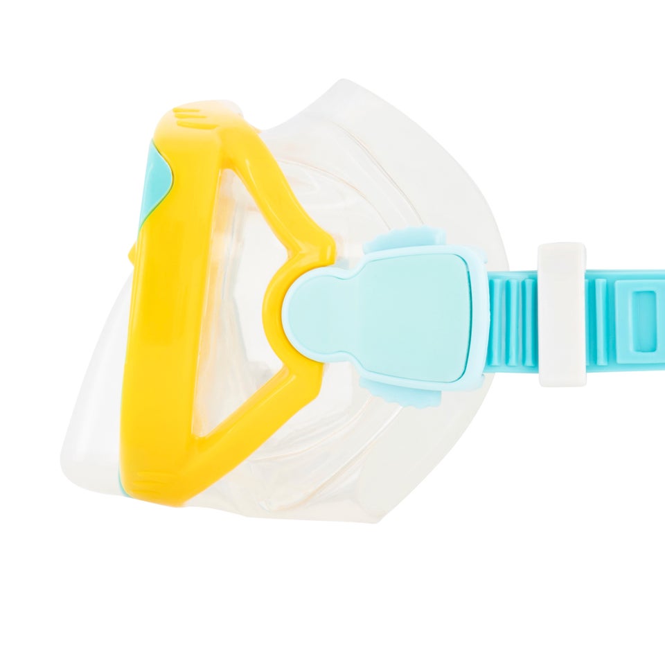 Junior Adventure Dive Mask Blue/Yellow