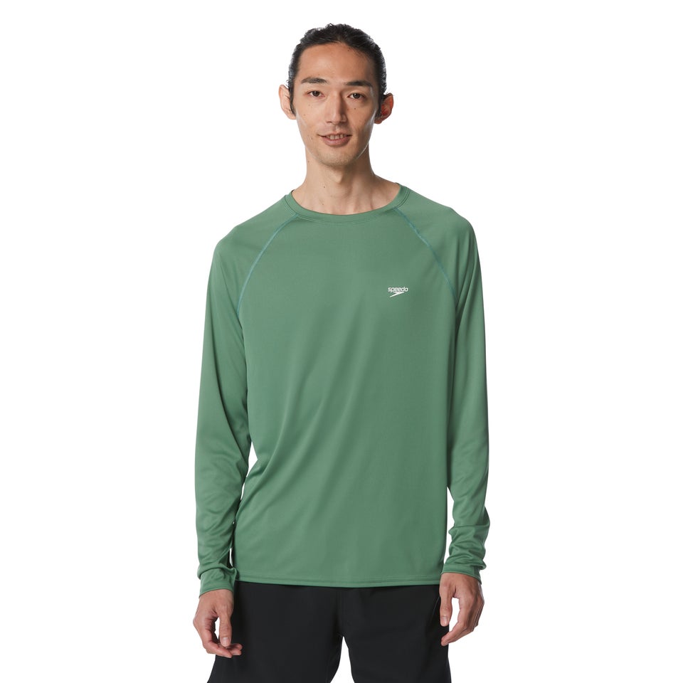 Easy Solid Long Sleeve Swim Rashguard