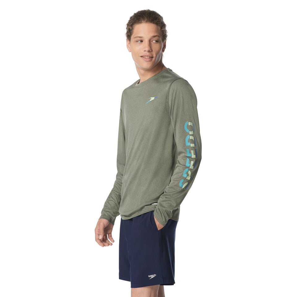 Speedo Graphic Long Sleeve Swim Rashguard