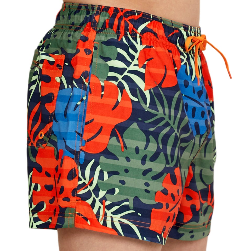 Men's Cali Palm Redondo Edge 14" Volley Swim Trunks Navy