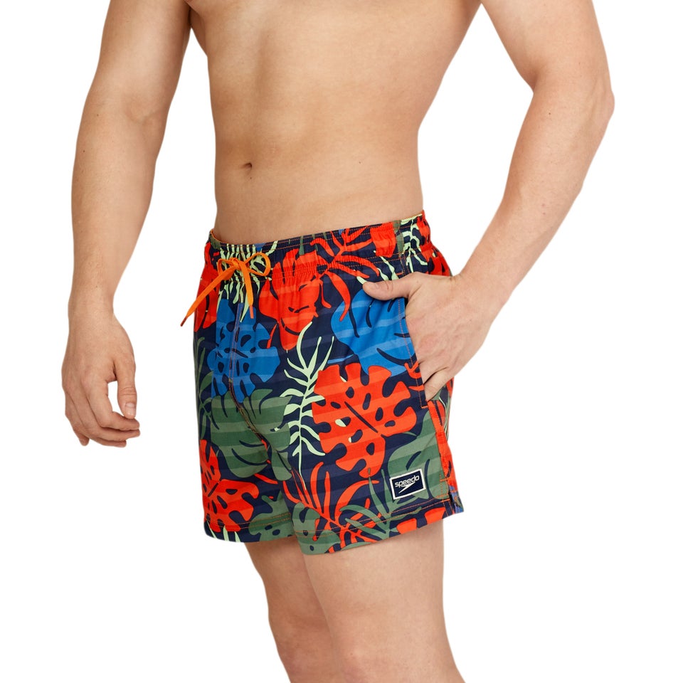 Men's Cali Palm Redondo Edge 14" Volley Swim Trunks Navy