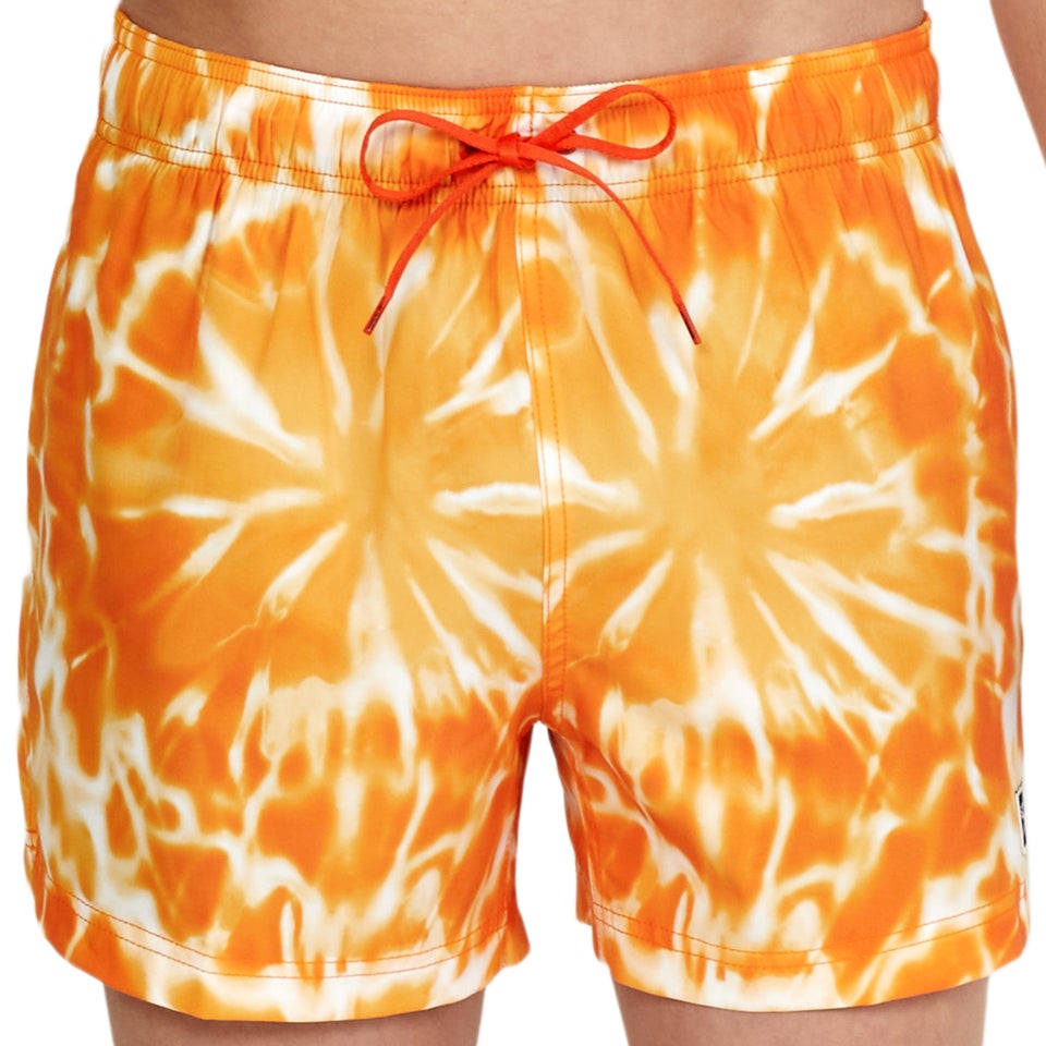 Men's Printed Redondo Edge 14" Volley Swim Trunks Orange