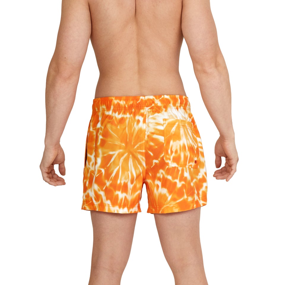 Men's Printed Redondo Edge 14" Volley Swim Trunks Orange