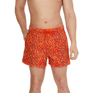 Men's Printed Redondo Edge 14" Volley Swim Trunks Orange