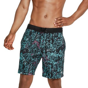 Men's Printed Bondi Basin 18" Boardshort Blue
