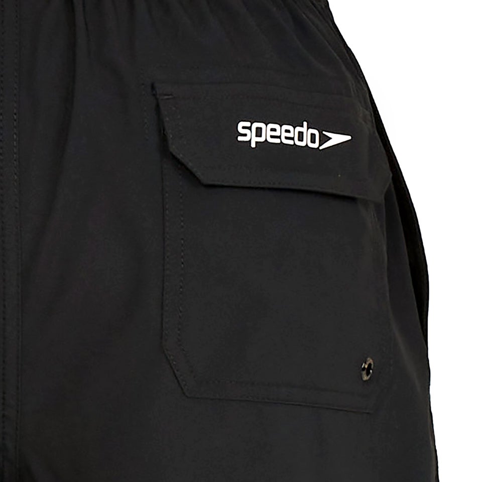 Men's Solid Redondo Edge 18" Volley Swim Trunks Black