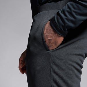 Mens Lightweight Fleece Jogger Black/Grey Black