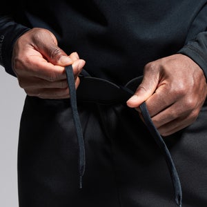 Mens Lightweight Fleece Jogger Black/Grey Black