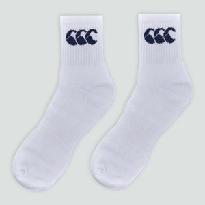 CANTERBURY CREW SOCK 3 PACK AU WHITE/NAVY - S