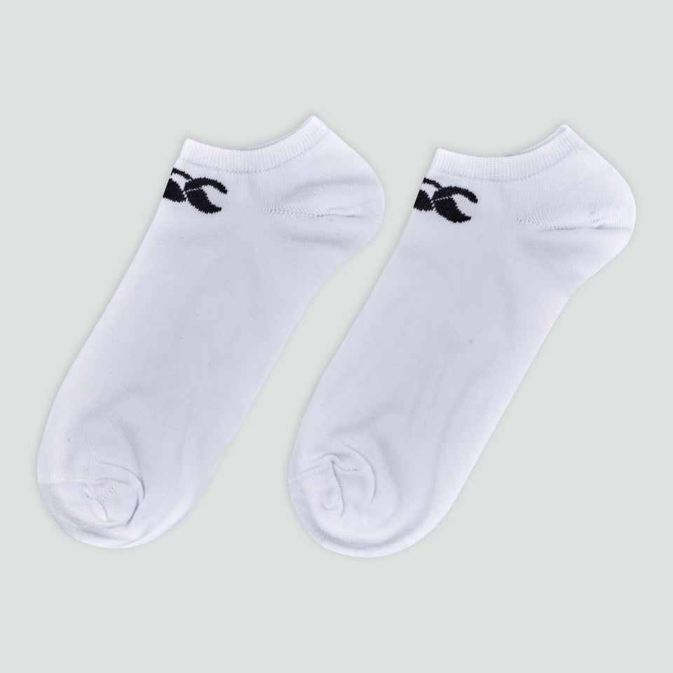 Adult Unisex Trainer Liners 3 Pack White/Black