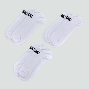 CANTERBURY TRAINER LINER 3 PACK AU WHITE/BLACK