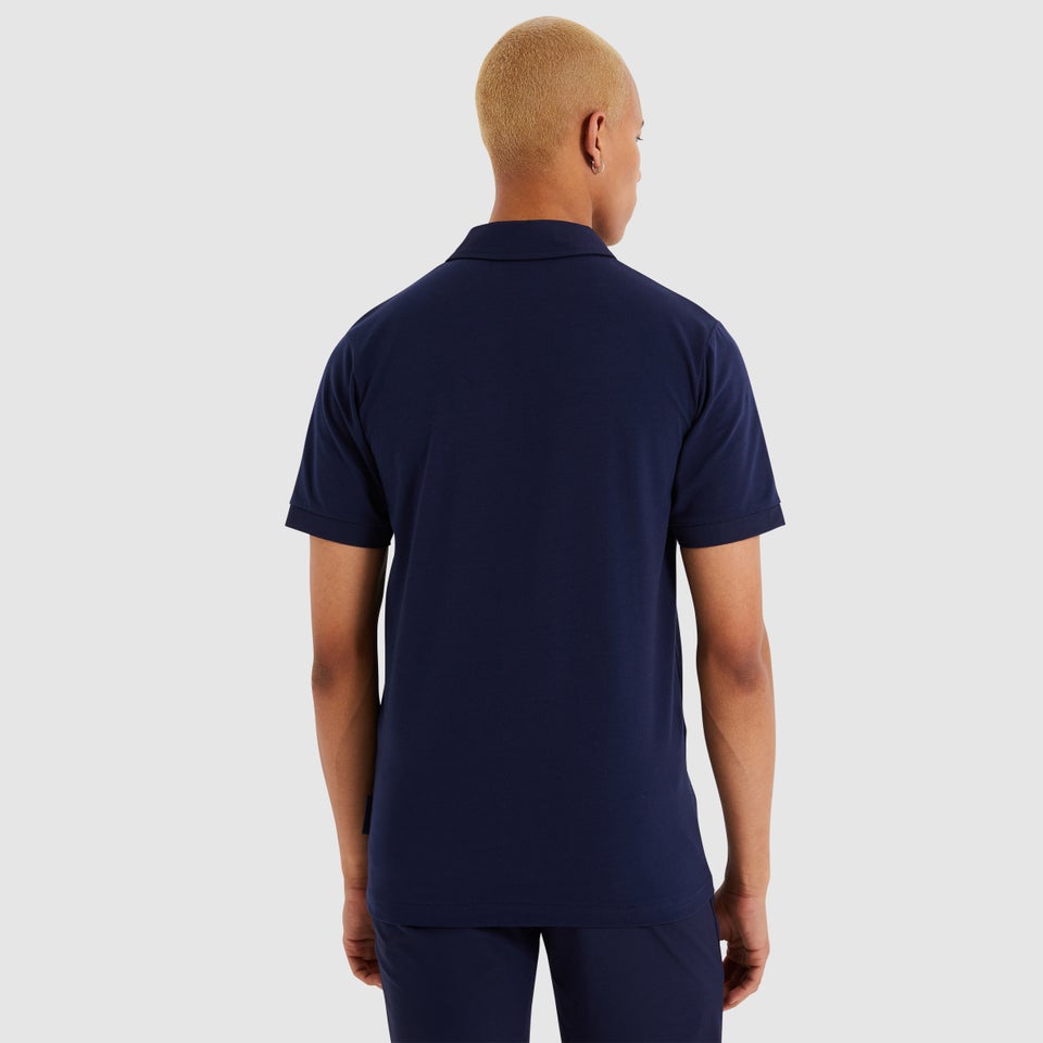 Men's Alcantara Polo Shirt Navy